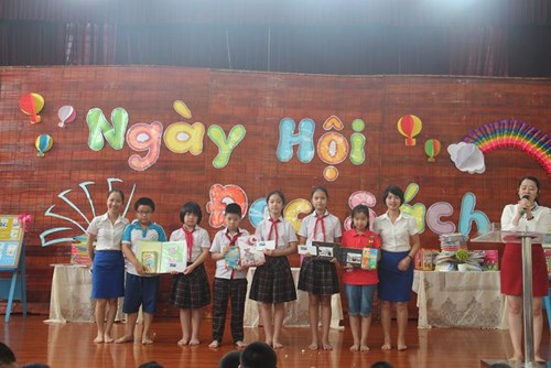 Tưng bừng Ngày hội đọc sách tại trường Tiểu học Đô thị Sài Đồng